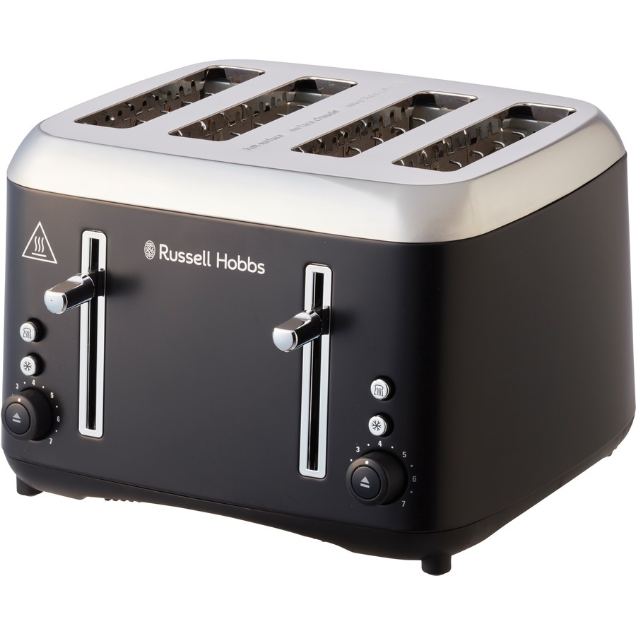 Russell Hobbs Addison 4-slice toaster in black