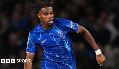 Carney Chukwuemeka of Chelsea in action during the Carabao Cup Third Round match between Chelsea and Barrow