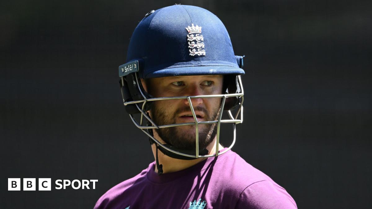 Ben Duckett looks glum while waiting to bat in the nets during the Ashes