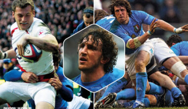 When Italy flanker Mauro Bergamasco played scrum-half against England in the Six Nations (Getty Images)