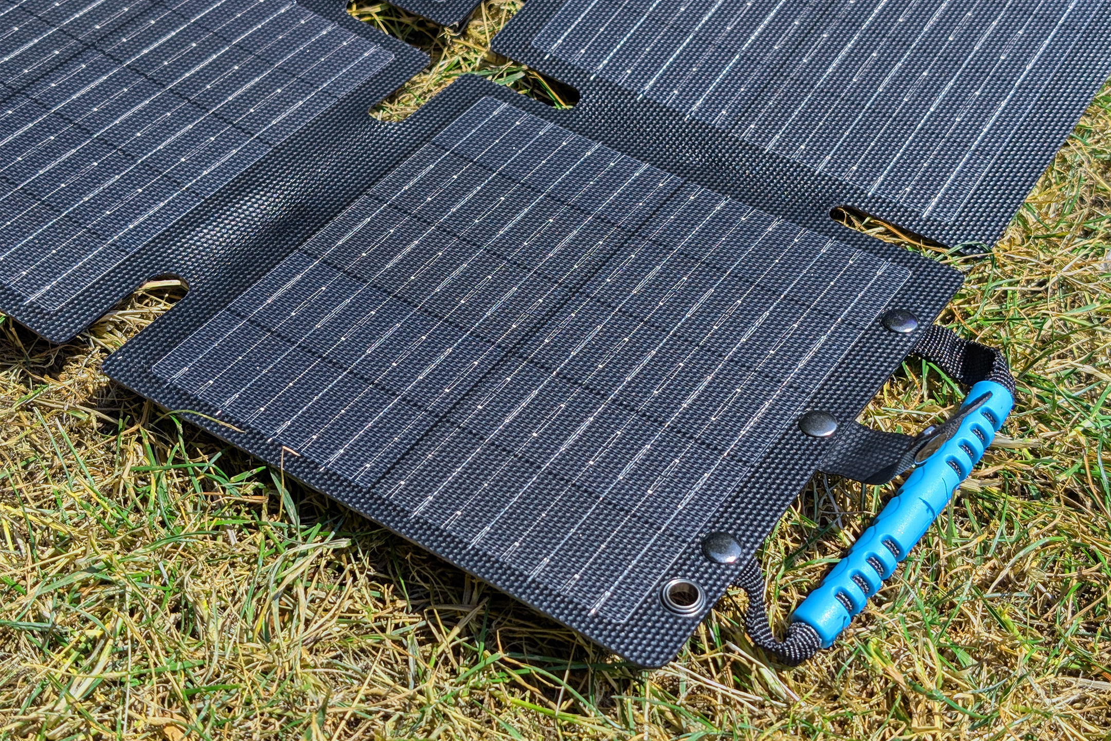 The latest solar panels are small enough to carry, but powerful enough to charge laptops
