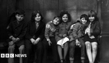Children captured in a photo by John Dean in 1976