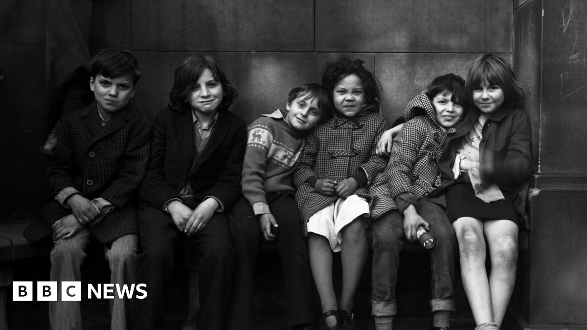 Children captured in a photo by John Dean in 1976