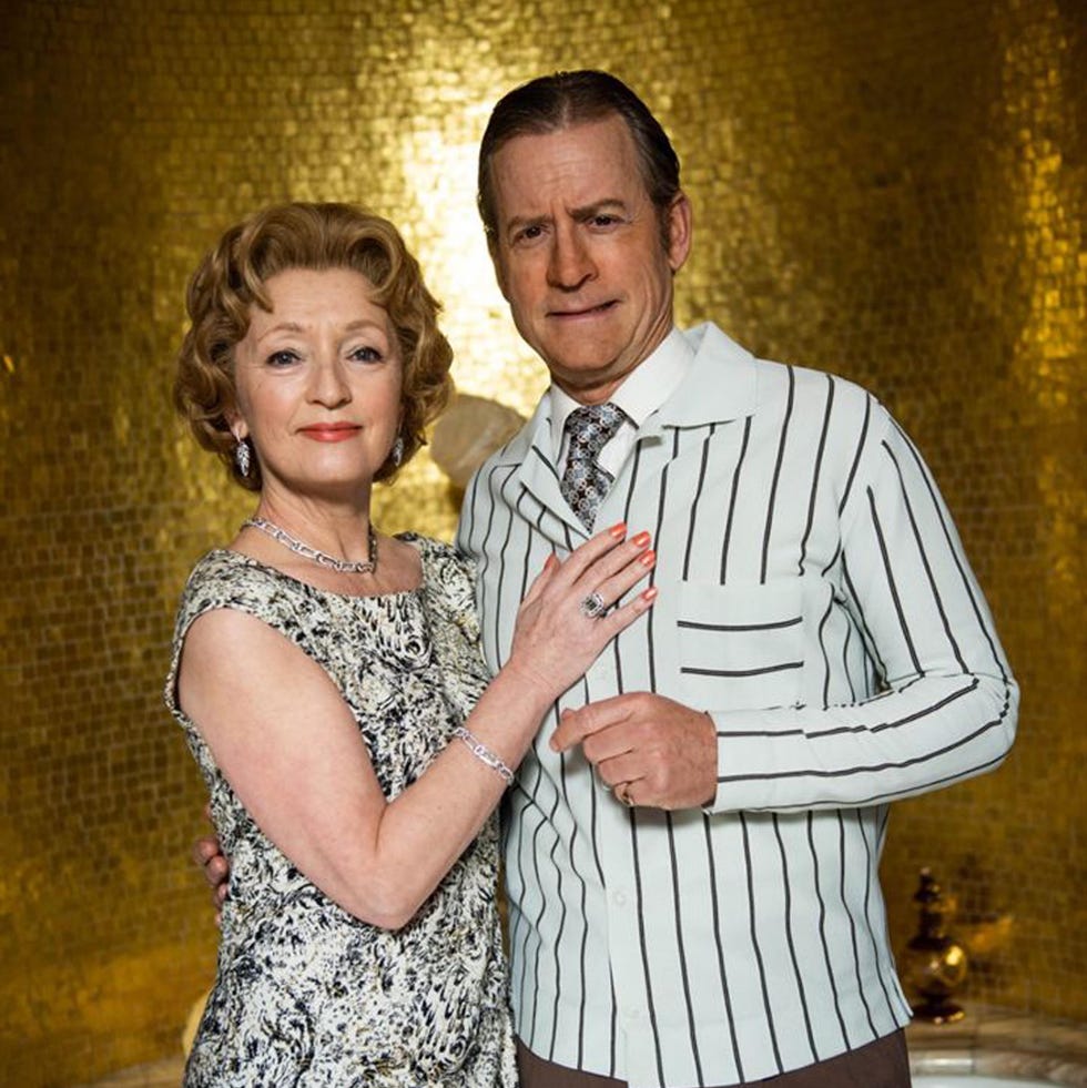 editorial use only. no book cover usage. mandatory credit: photo by shout! factory/moviestore/shutterstock (11761325g) lesley manville, greg kinnear misbehaviour 2020