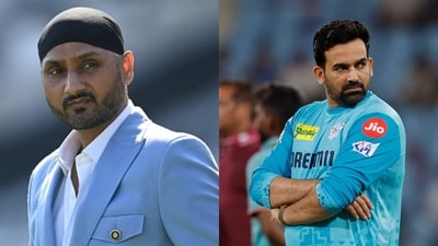 Harbhajan Singh and Zaheer Khan. (PTI)