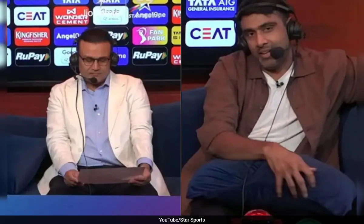 "Dabaav Saara R Ashwin Ke Upar": Virender Sehwag Turns Up Heat In IPL 2026 Commentary
