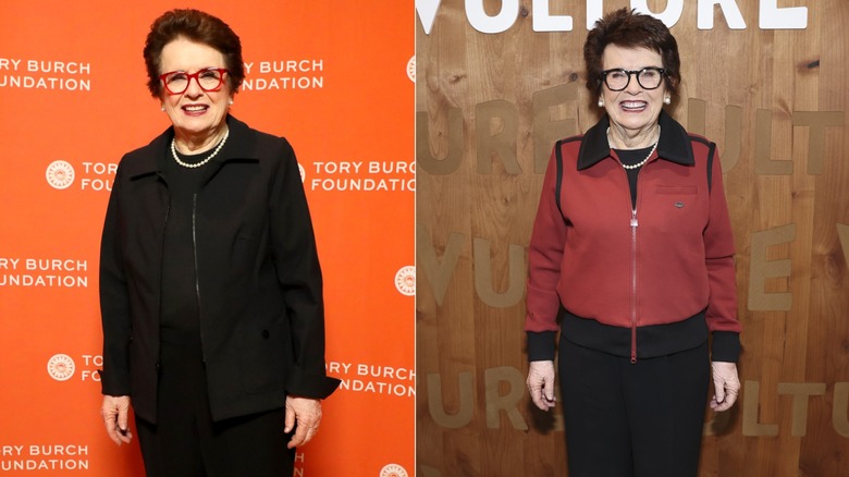 Billie Jean King before and after subtle weight loss with help of Ozempic drug