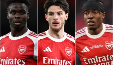 Arsenal boost as new Rice, Saka and Madueke injury updates revealed - London Evening Standard