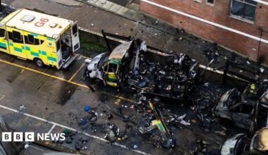 Golders Green: Jewish charity ambulances set on fire, with PM calling it 'deeply shocking antisemitic attack'
