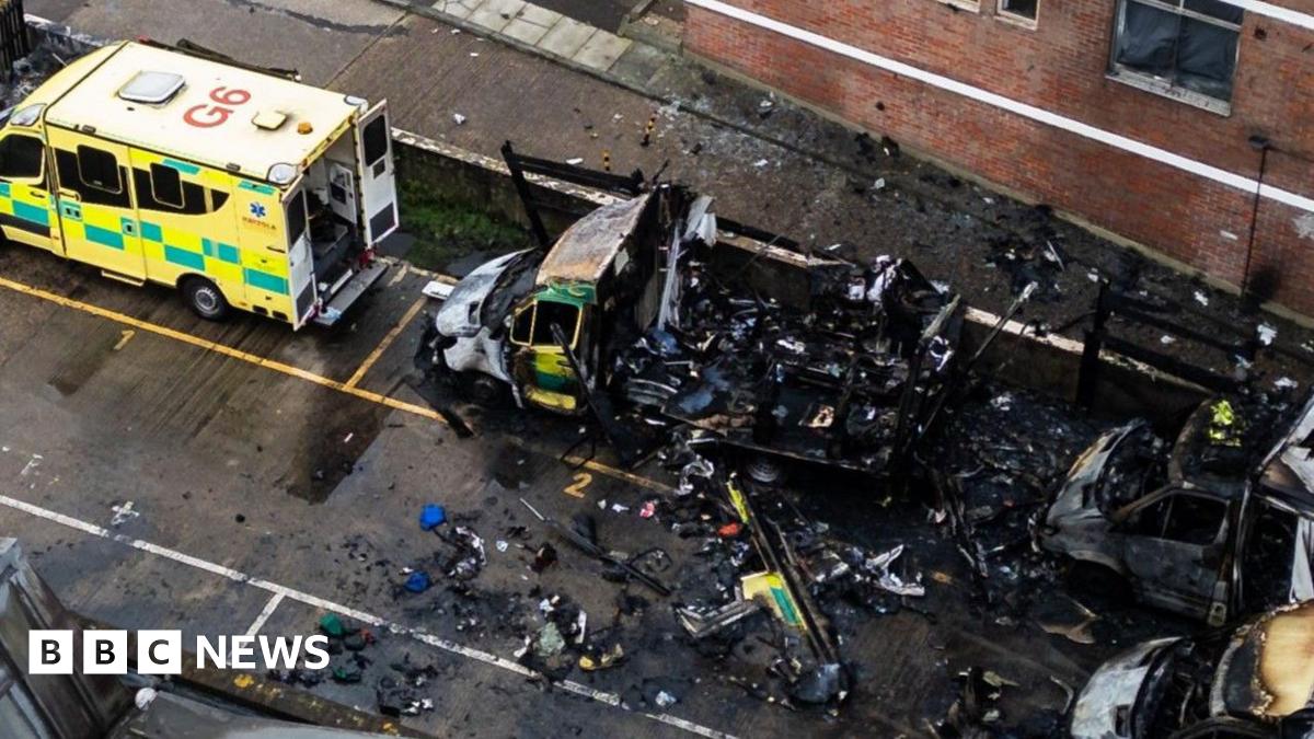 Golders Green: Jewish charity ambulances set on fire, with PM calling it 'deeply shocking antisemitic attack'