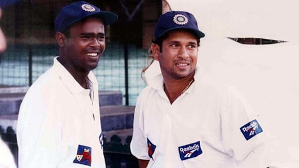 Vinod Kambli and Sachin Tendulkar.