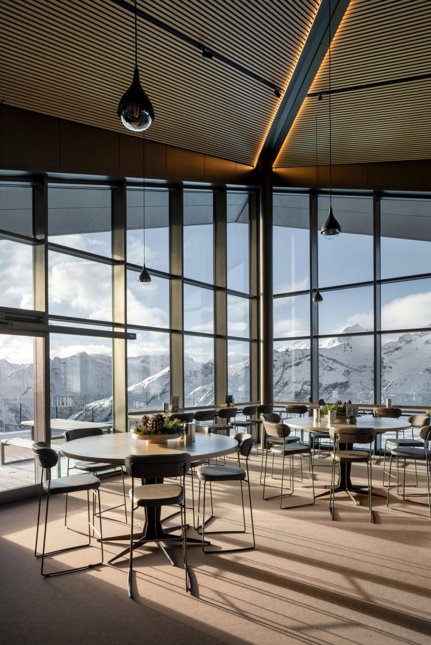 Restaurant in the Italian Alps