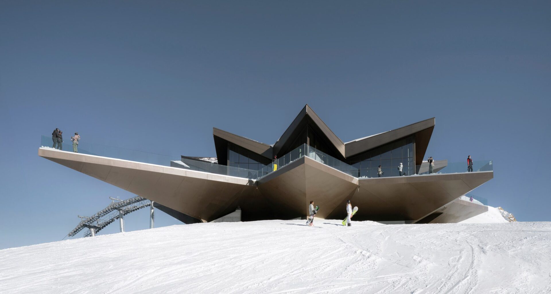Stella di Pila cable car station by Studio di Architettura De Carlo Gualla