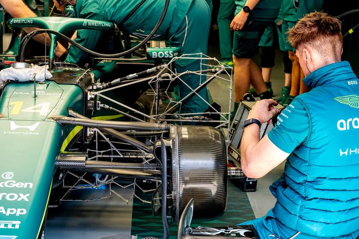 Car of Fernando Alonso, Aston Martin Racing