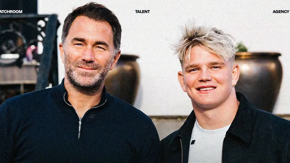 Eddie Hearn signs up ‘superstar’ Henry Pollock to talent agency