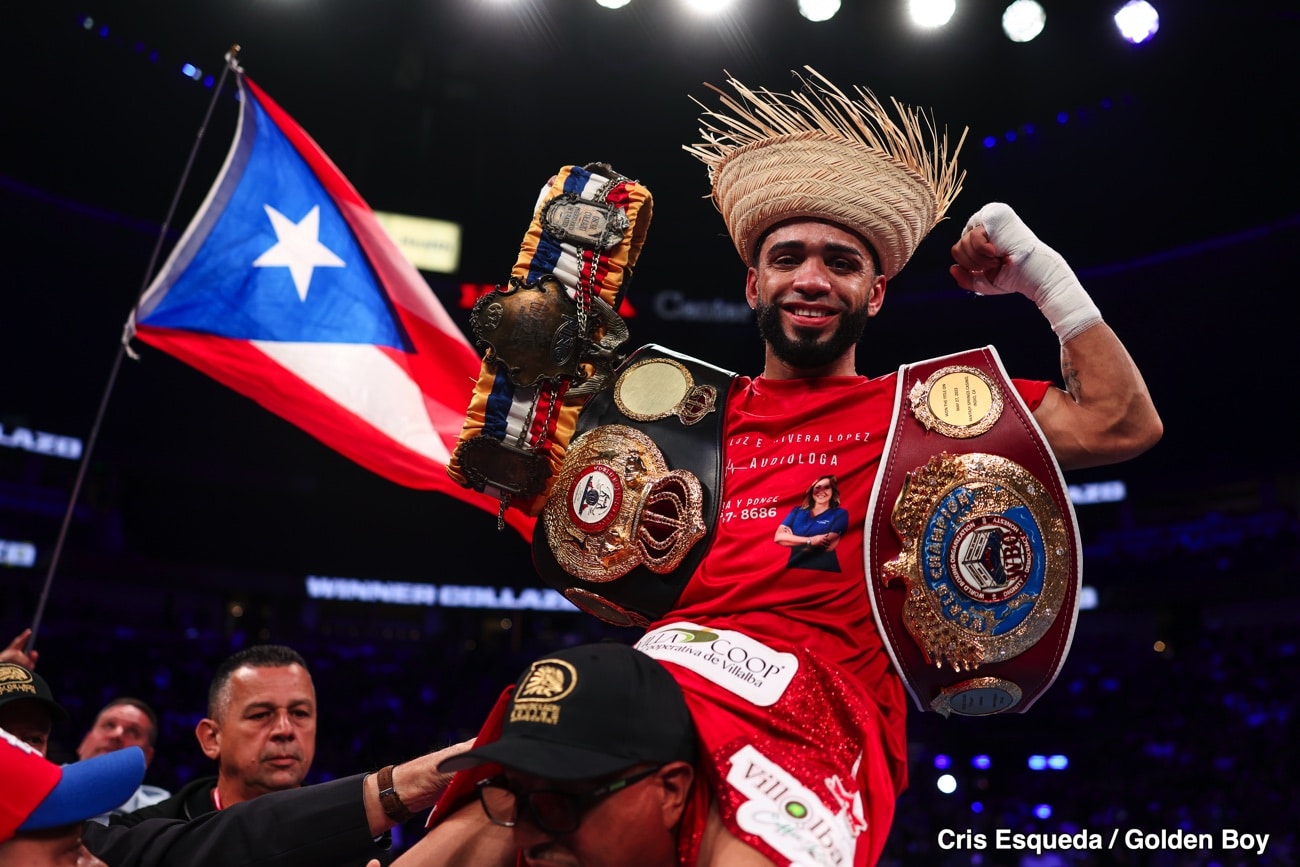 Collazo forces Haro corner retirement, keeps titles