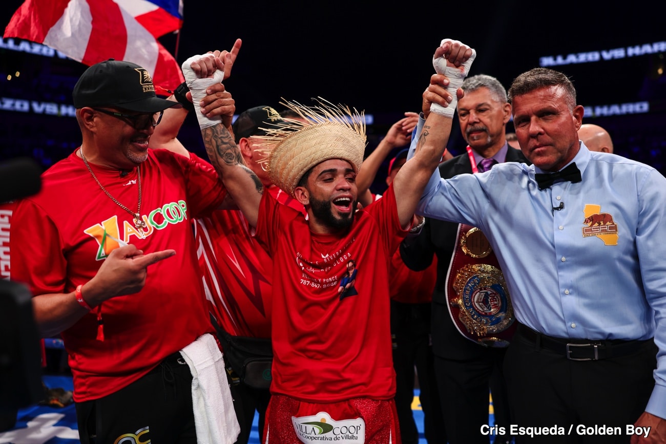 Collazo forces Haro corner retirement, keeps titles