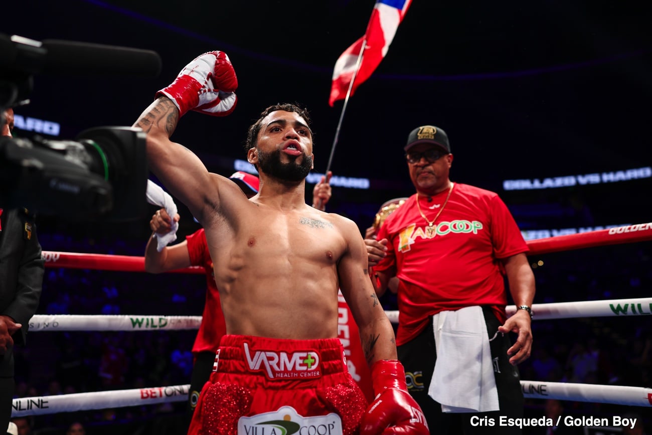 Collazo forces Haro corner retirement, keeps titles