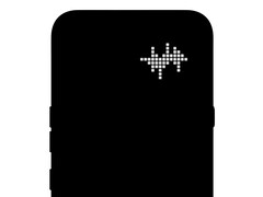 Nothing Phone (4a) Pro teaser showing glyph LED matrix.