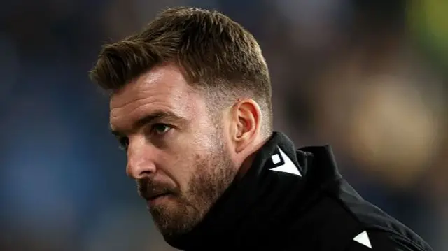 Interim West Bromwich Albion boss James Morrison looking on during his side's match against Southampton