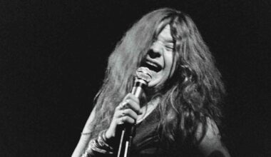 Janis Joplin performing live in 1969