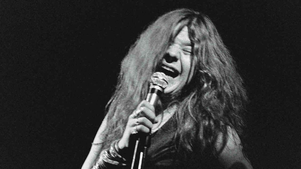 Janis Joplin performing live in 1969