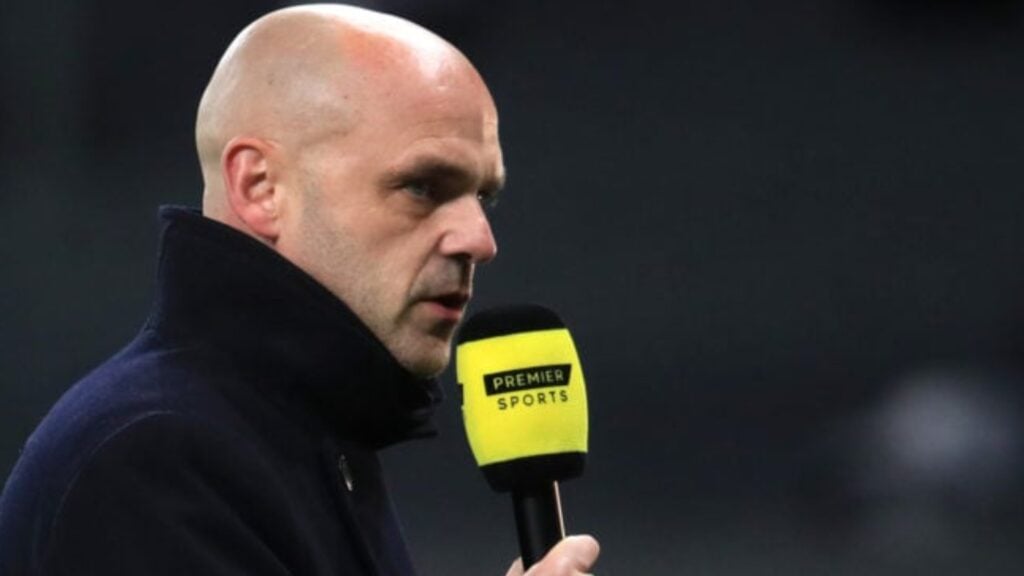 Pundit Danny Murphy giving his opinion live on air