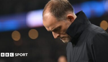 Thomas Tuchel on the Wembley touchline during England's draw with Uruguay