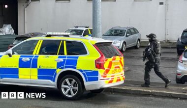 a police officer and car