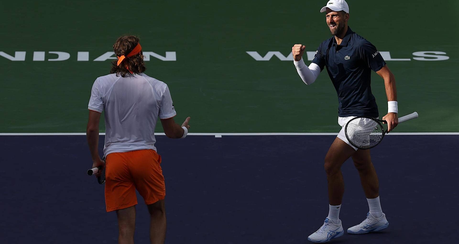Novak Djokovic/Stefanos Tsitsipas fall to Arthur Rinderknech/Valentin Vacherot in Indian Wells | ATP Tour