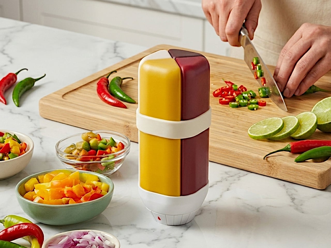 This 4-in-1 Dispenser Ends the Sticky Sauce Bottle Chaos