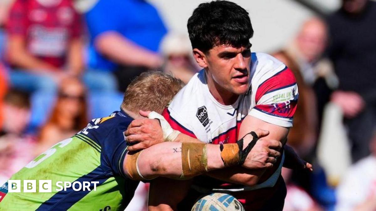 George Hirst in action for Oldham