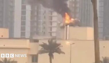 US embassy in Baghdad hit by strike as Trump says military targets 'obliterated' on Iran's key oil island - follow live