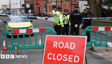 Derby: Seven injured and man in custody after pedestrians struck by car in Derby city centre- follow live