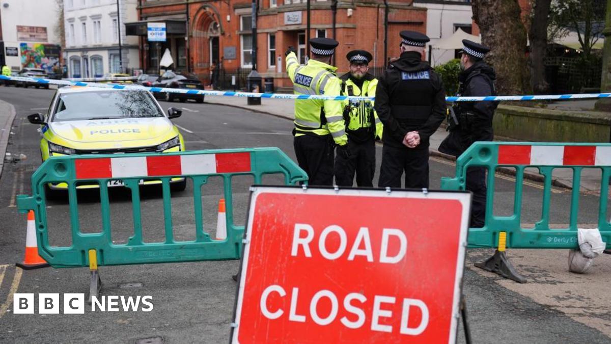 Derby: Seven injured and man in custody after pedestrians struck by car in Derby city centre- follow live