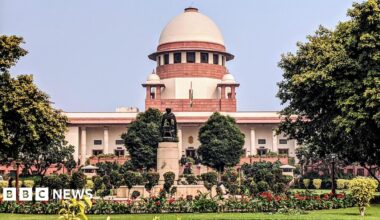 The Supreme Court building in Delhi