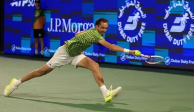 Medvedev among tennis players stuck in Dubai following missile strikes