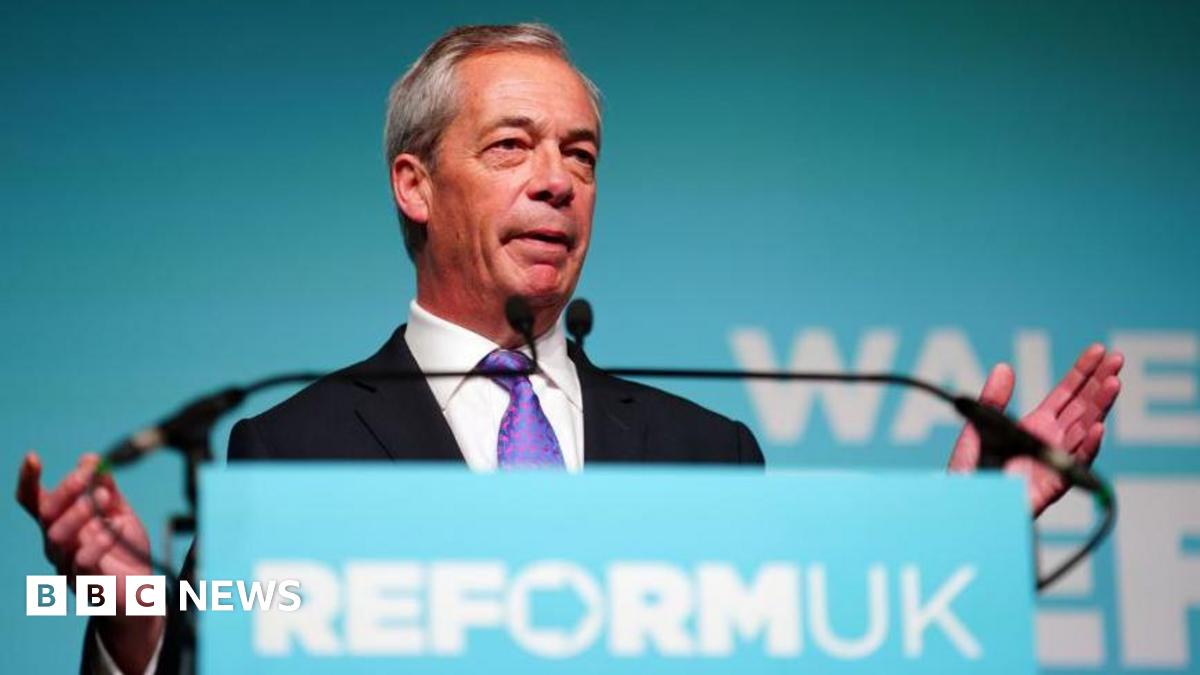Senedd election: Nigel Farage launches Reform UK's Welsh manifesto