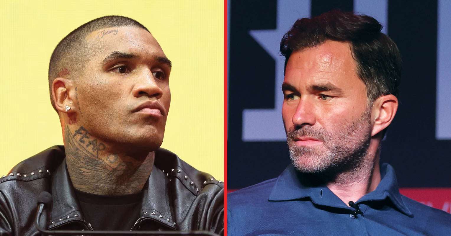 Eddie Hearn knows exactly what he’ll say to Conor Benn when he sees him next