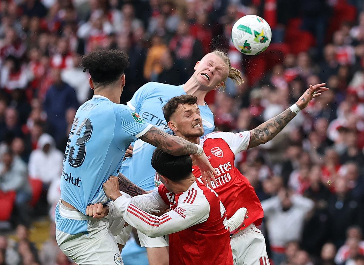 Arsenal vs Man City LIVE: Carabao Cup final latest score, match stream, goal updates and fan reaction