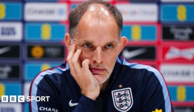 England manager Thomas Tuchel during a news conference
