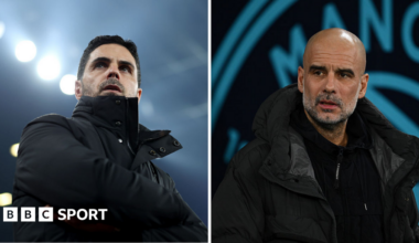 Mikel Arteta and Pep Guardiola