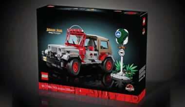 LEGO Officially Teases 77984 Jurassic Park Jeep Wrangler For May 2026