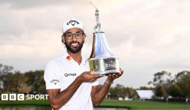 American golfer Akshay Bhatia