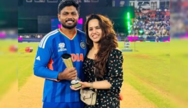 "My Dear Pondattiiiiii": Sanju Samson's Heartfelt Post For Wife Charulatha After T20 World Cup Heroics