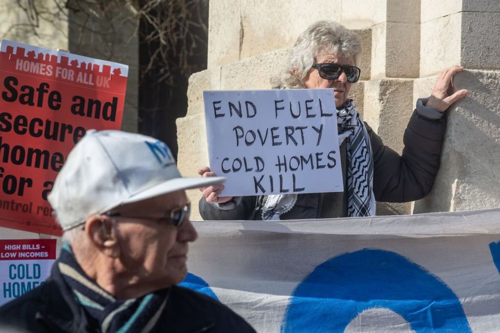 Fuel poverty protest