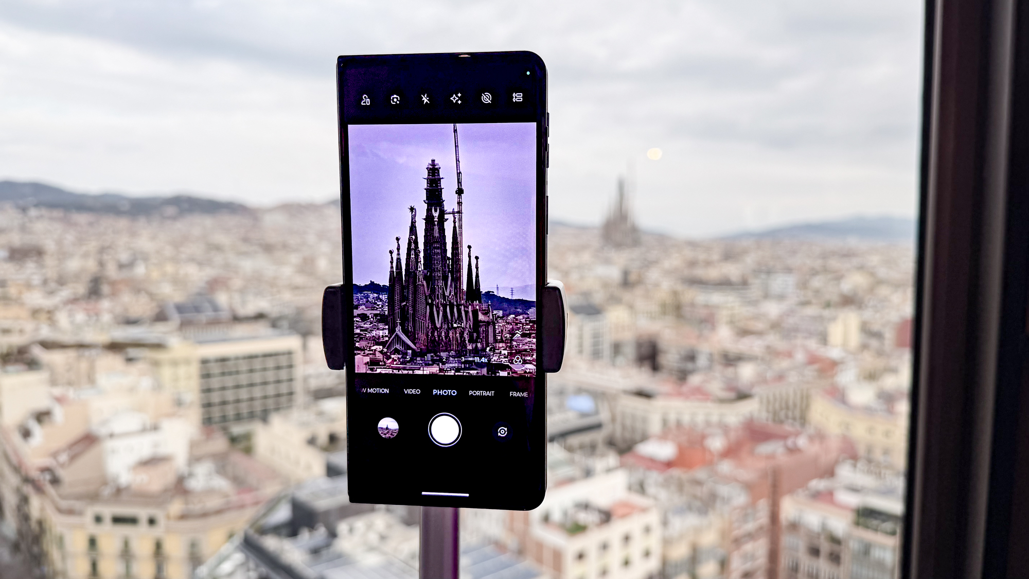 Moto Razr Fold taking photo