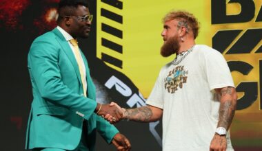 Jake Paul calls Francis Ngannou an ‘easy fight’ but doubts former UFC champ takes it: ‘He’s a terrible boxer’
