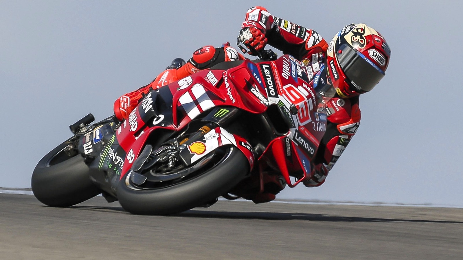 Marc Marquez crashes in FP1 for the 2026 US MotoGP.