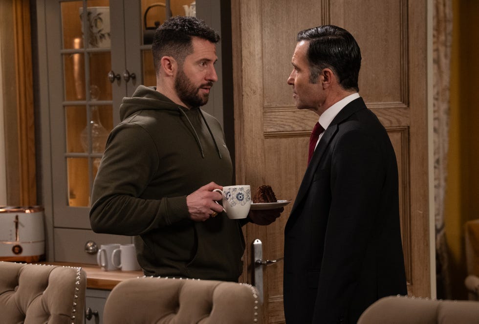 Graham Foster, Ross Barton, Emmerdale graham foster, ross barton, emmerdale